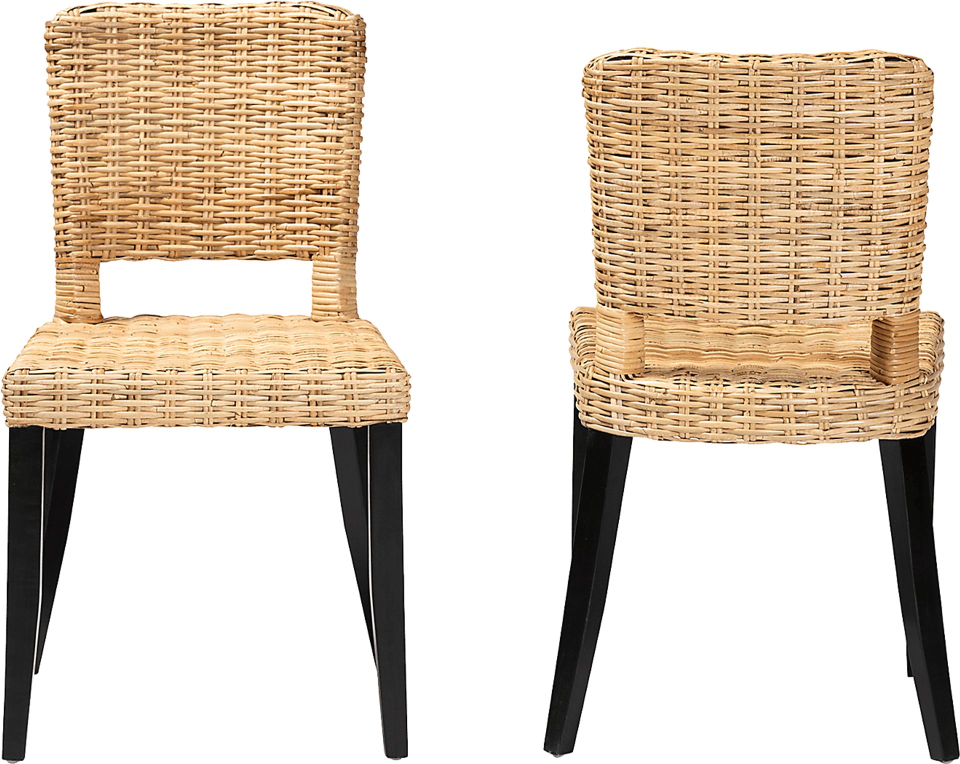 Kenoza Brown Side Chair, Set of 2 - Image 4