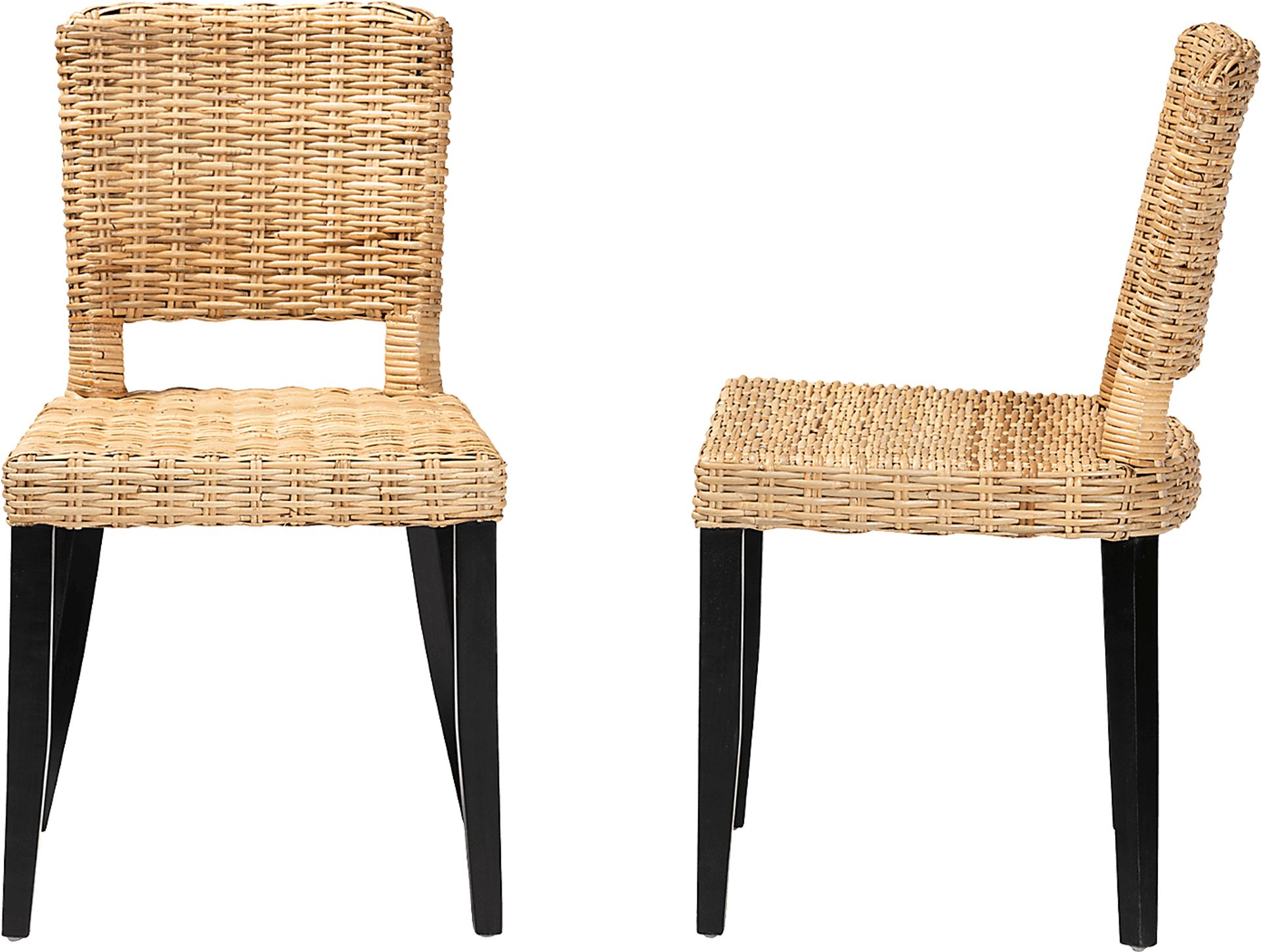 Kenoza Brown Side Chair, Set of 2 - Image 5
