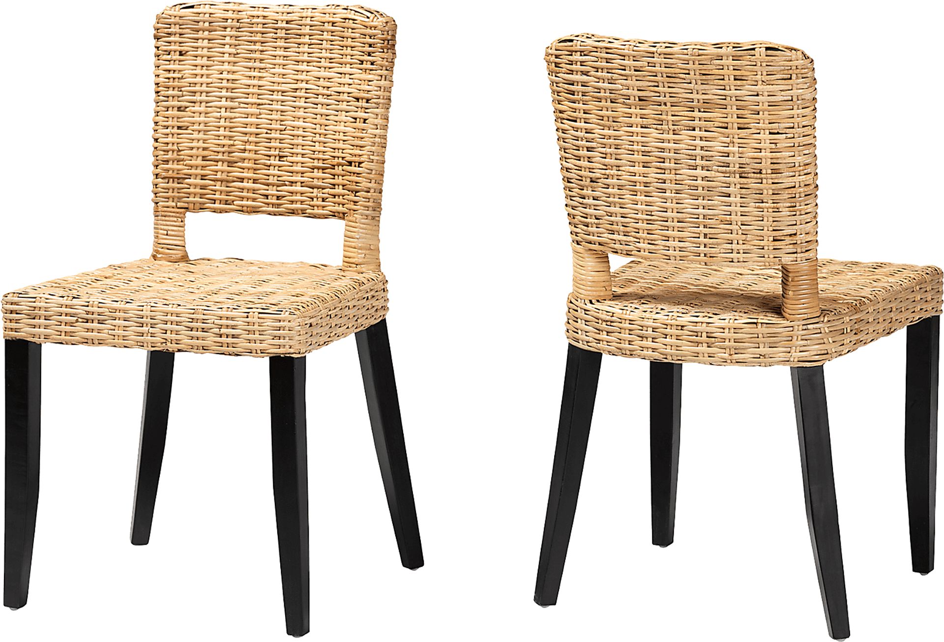 Kenoza Brown Side Chair, Set of 2 - Image 1