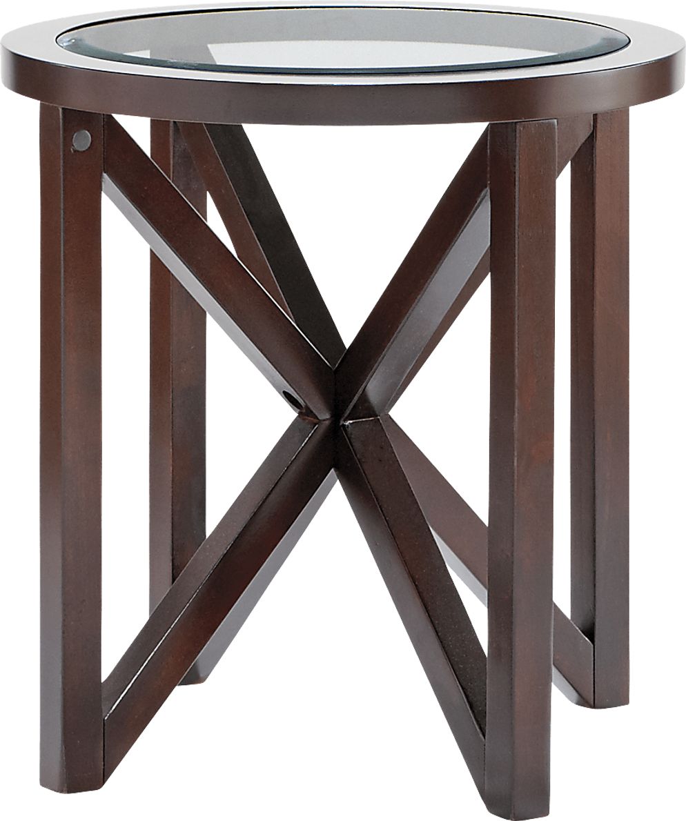 Kenshaw II Espresso Dark Wood End Table Rooms To Go