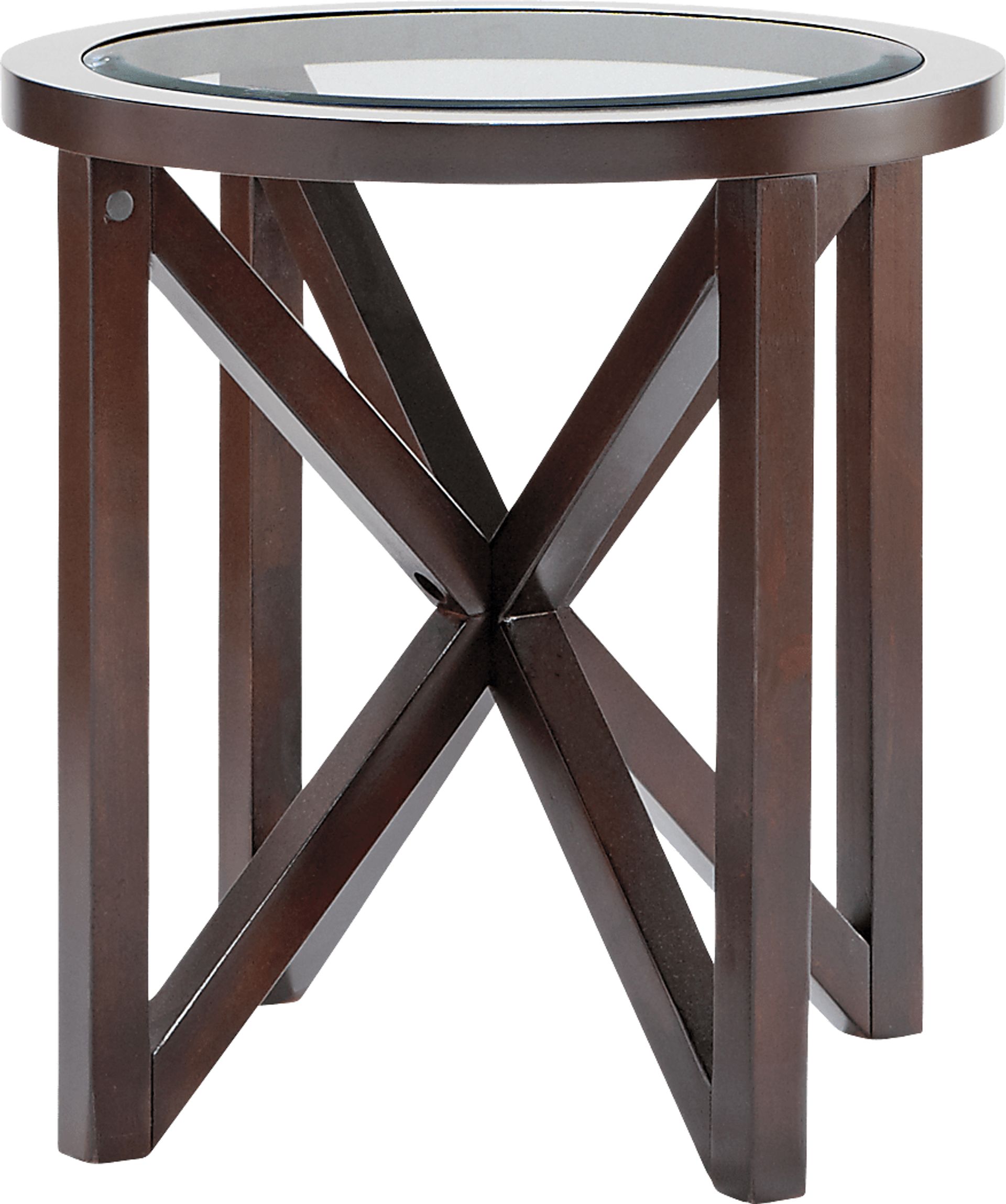 Kenshaw II Espresso End Table - Image 1