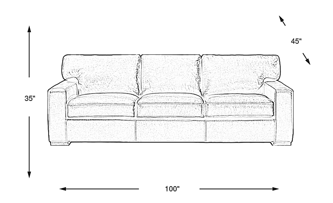 Kensington Leather Sofa