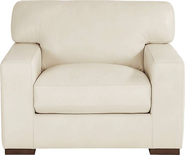 Kensington Oyster 5 Pc Leather Living Room - Thumbnail - Image 6