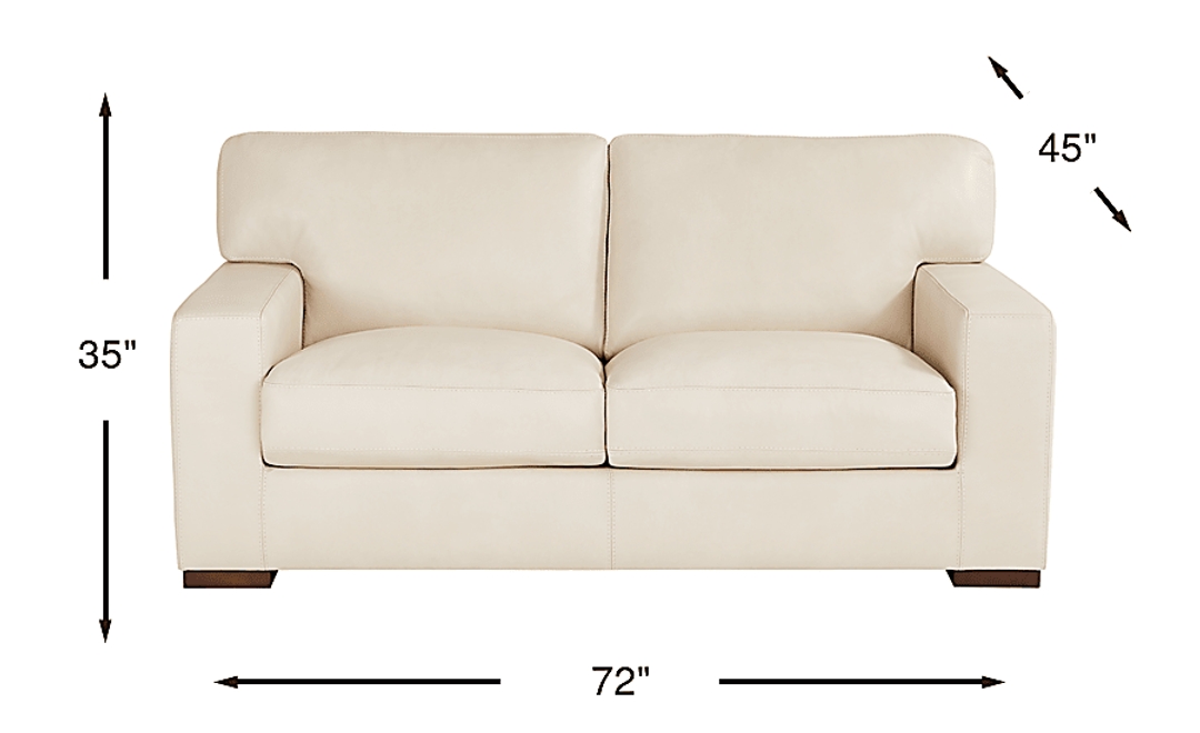 Kensington Leather Loveseat