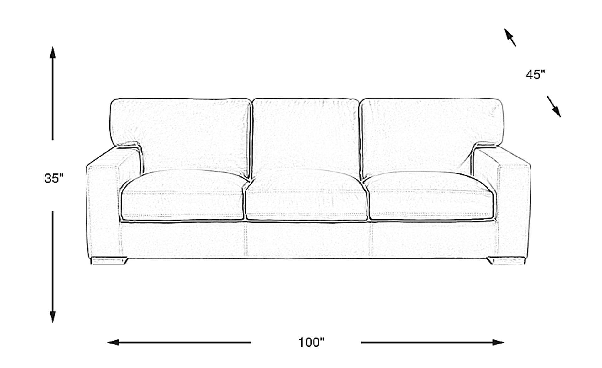 Dimension Image. Please refer to the Dimension Tab on this page for dimension details.