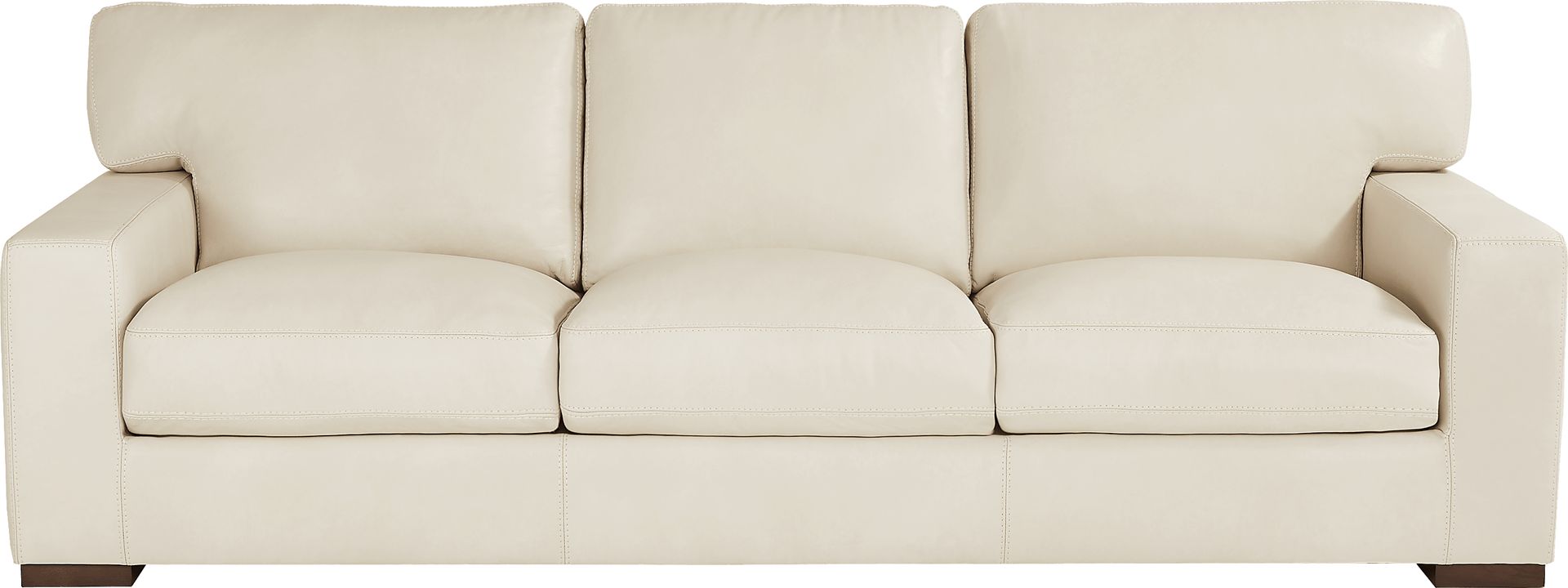 Kensington Oyster Leather Sofa - Image 1