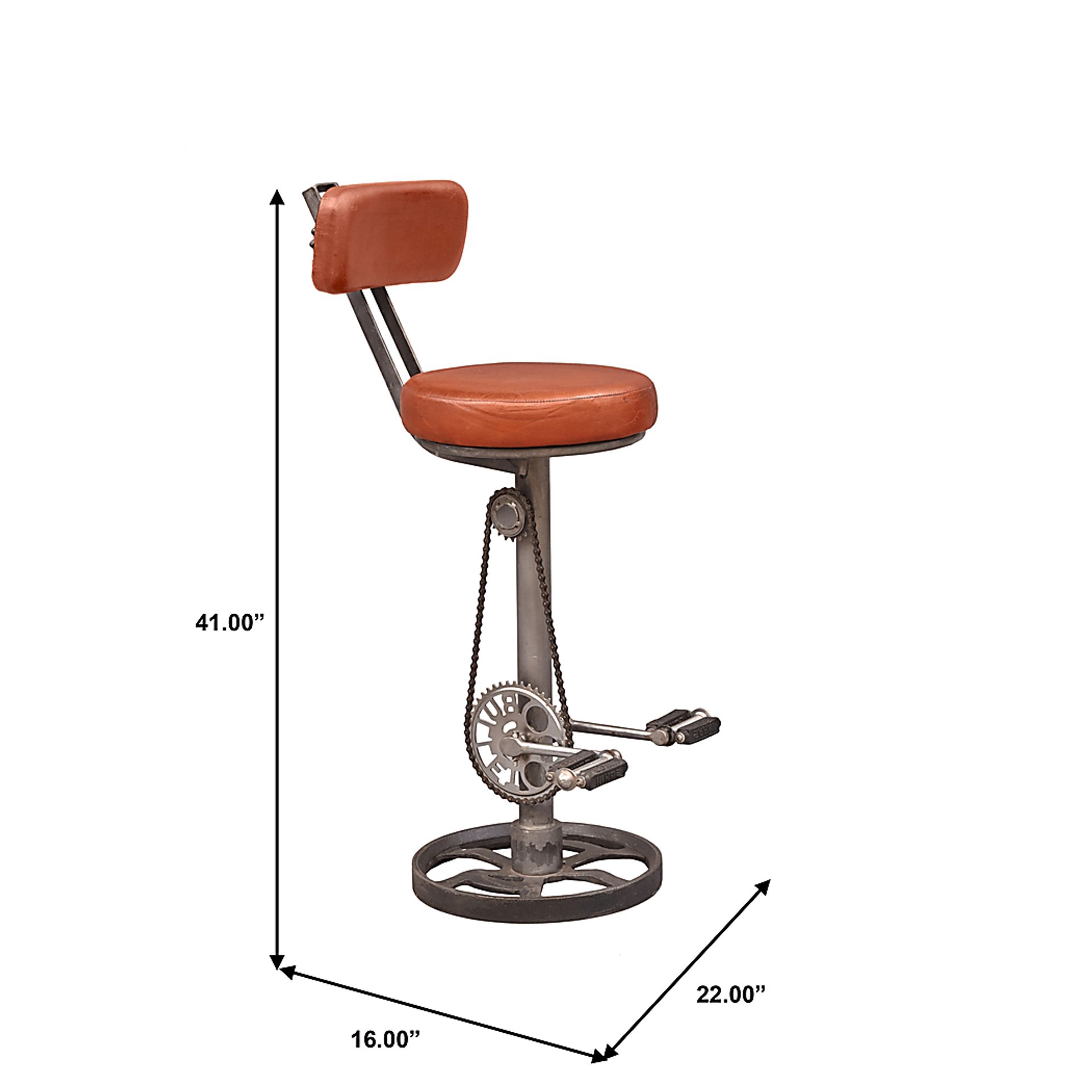 Kent Brown Barstool - Image 3
