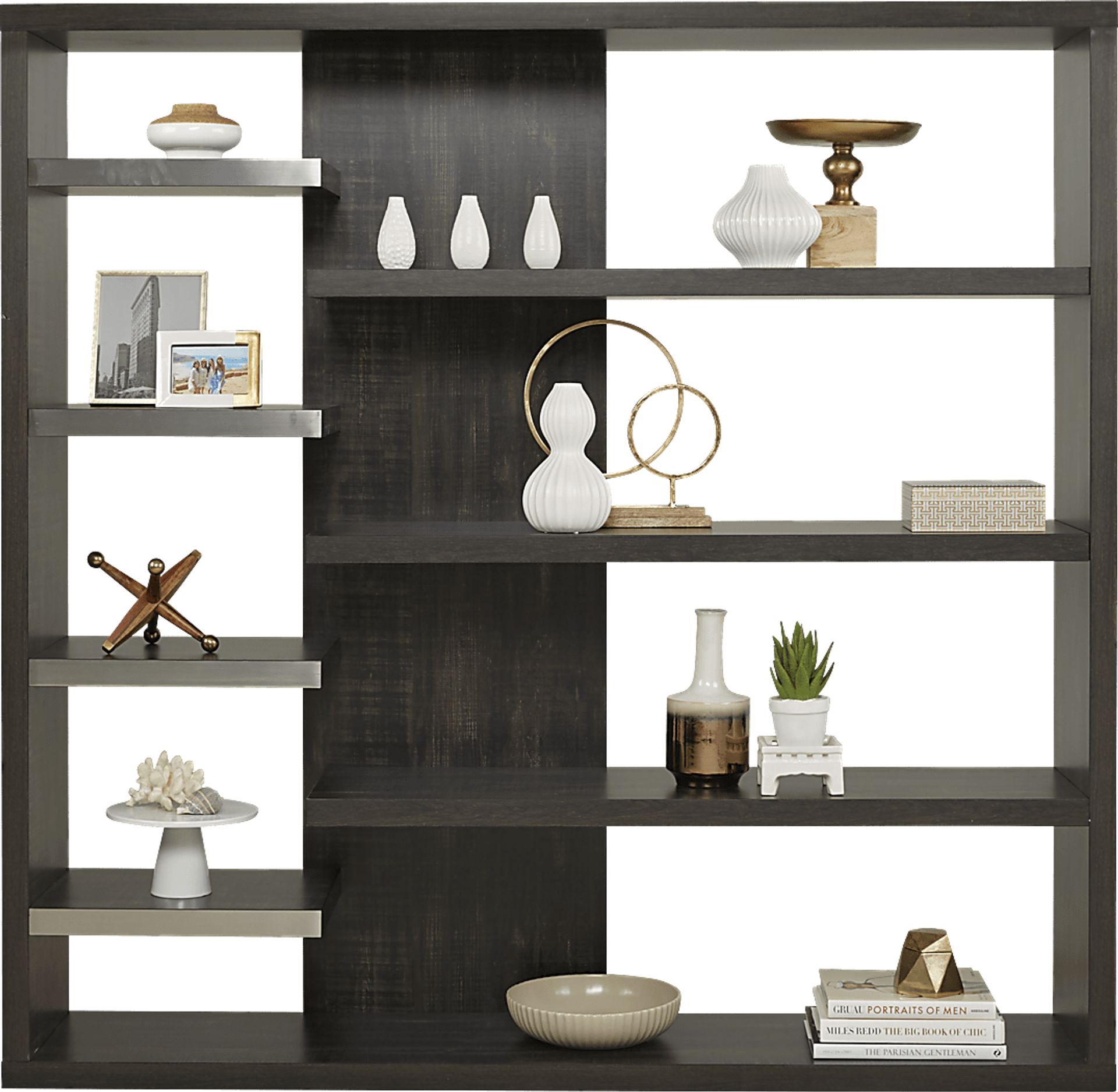 Kenter II Espresso 2 Pc Room Divider - Image 1