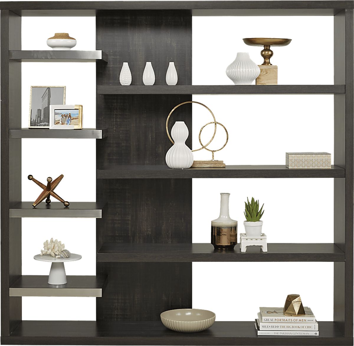 Kenter II Espresso Dark Wood 2 Pc Room Divider Rooms to Go