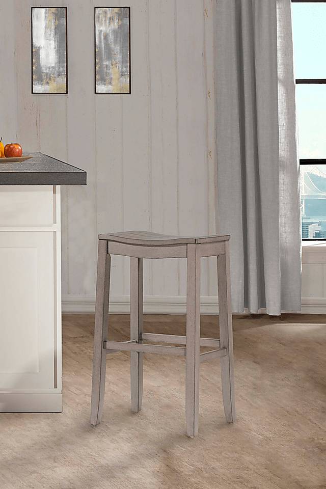 Kentford Gray Barstool - Thumbnail - Image 2