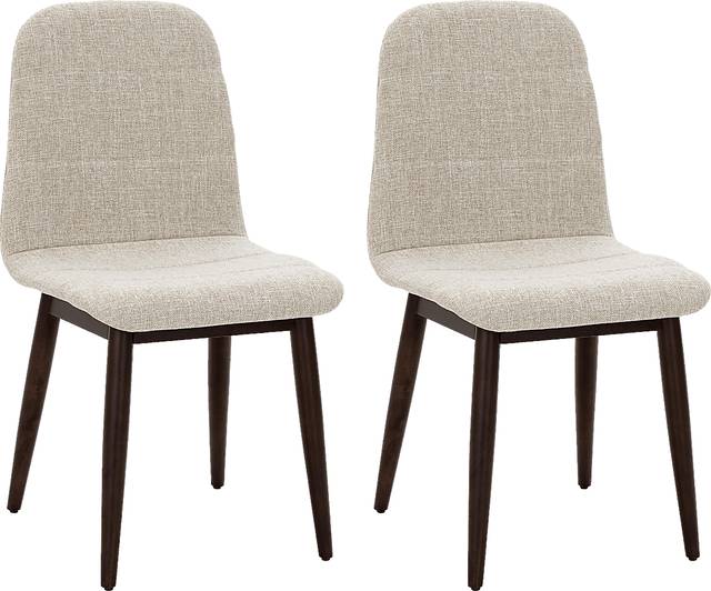 Kentia Beige Dining Chair, Set of 2 - Thumbnail - Image 1