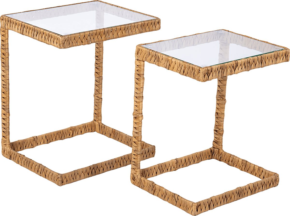 Kentish Natural Light Wood Nesting Table, Set Of 2 Rooms to Go