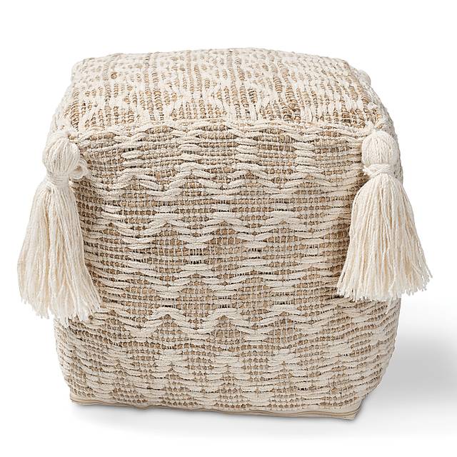 Kentmont Lane Natural Pouf - Thumbnail - Image 2