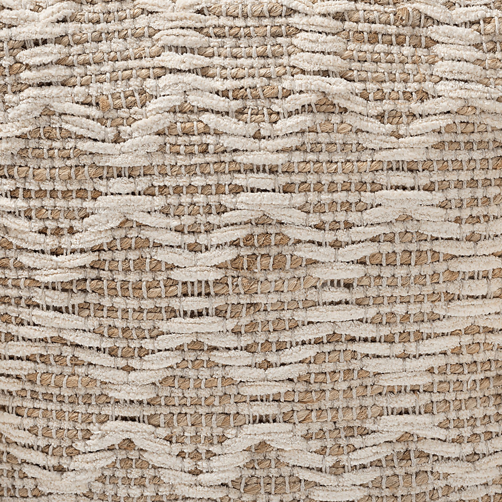 Kentmont Lane Natural Pouf - Image 3