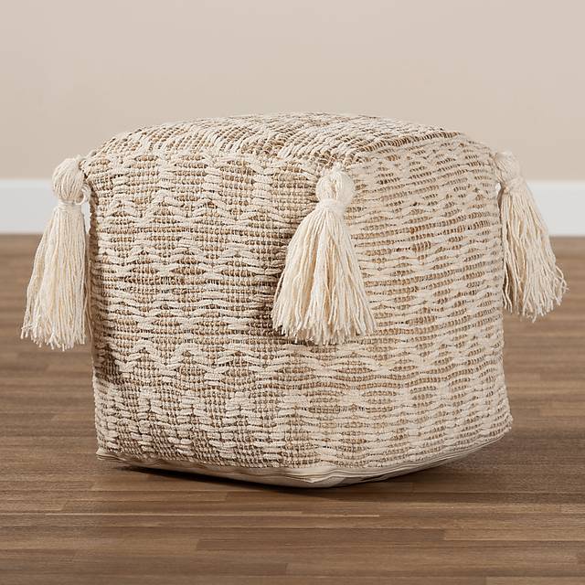 Kentmont Lane Natural Pouf - Thumbnail - Image 4