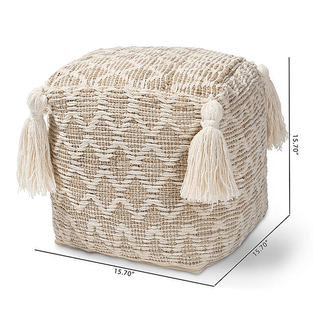 Kentmont Lane Natural Pouf - Thumbnail - Image 6