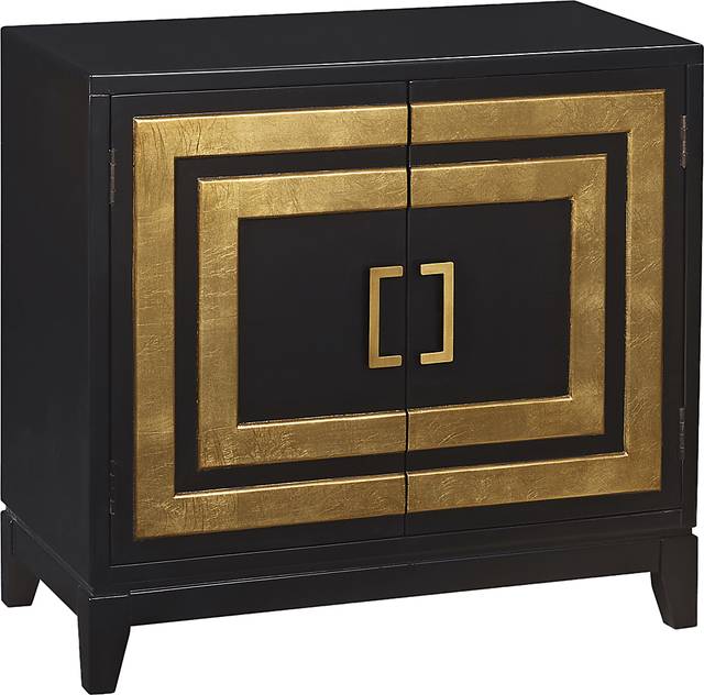 Kenton Black Accent Cabinet - Thumbnail - Image 2