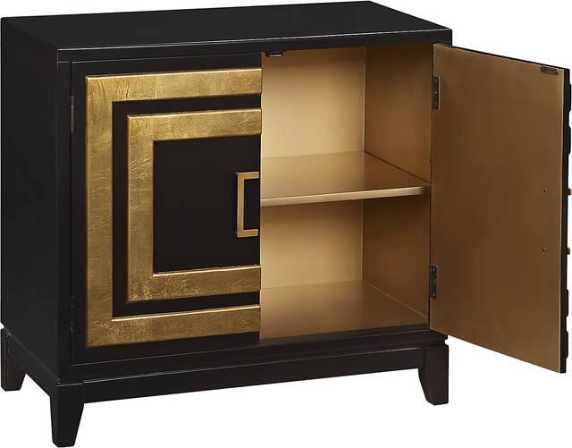Kenton Black Accent Cabinet - Thumbnail - Image 3