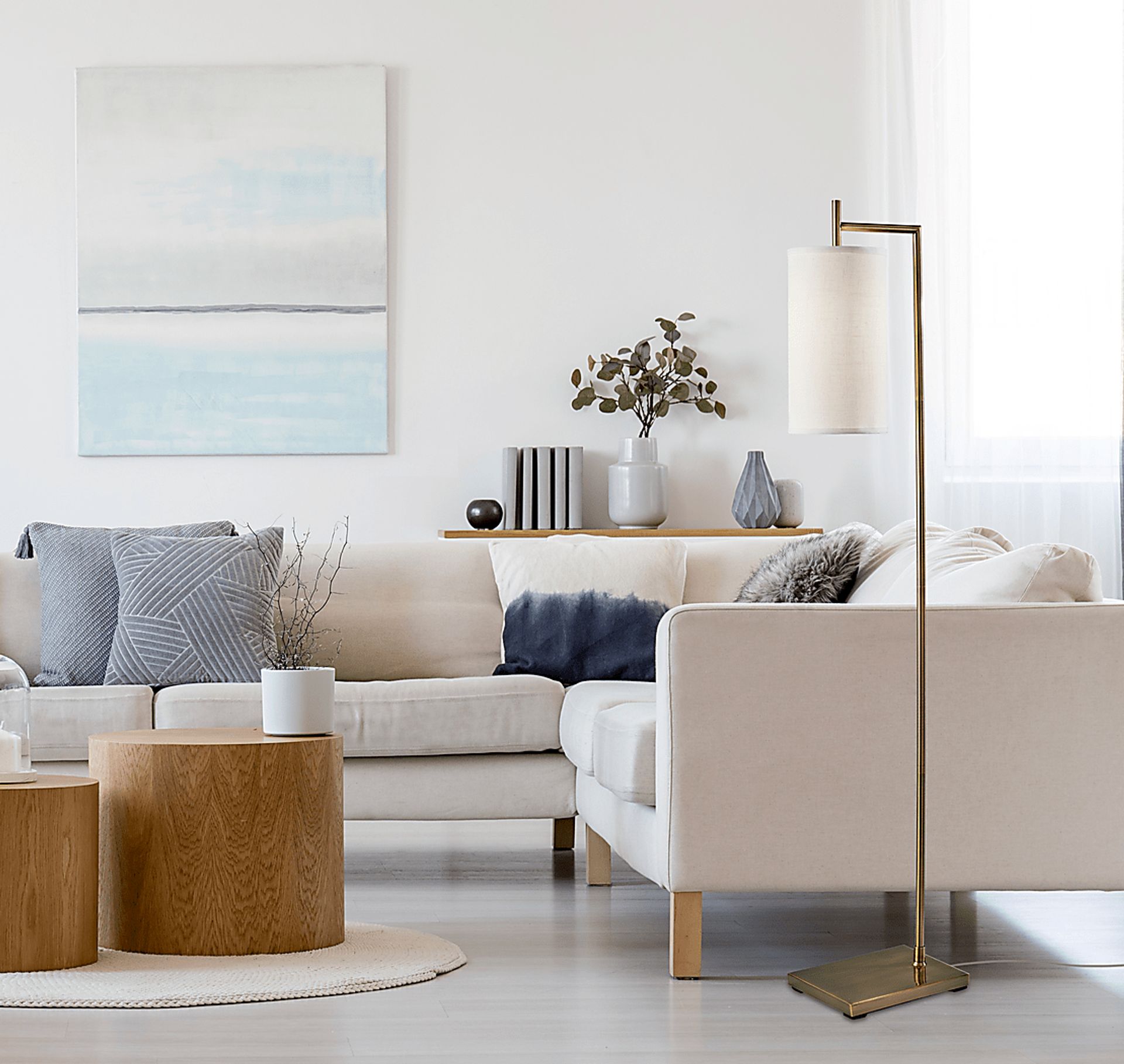 Keo Brass Floor Lamp - Image 2