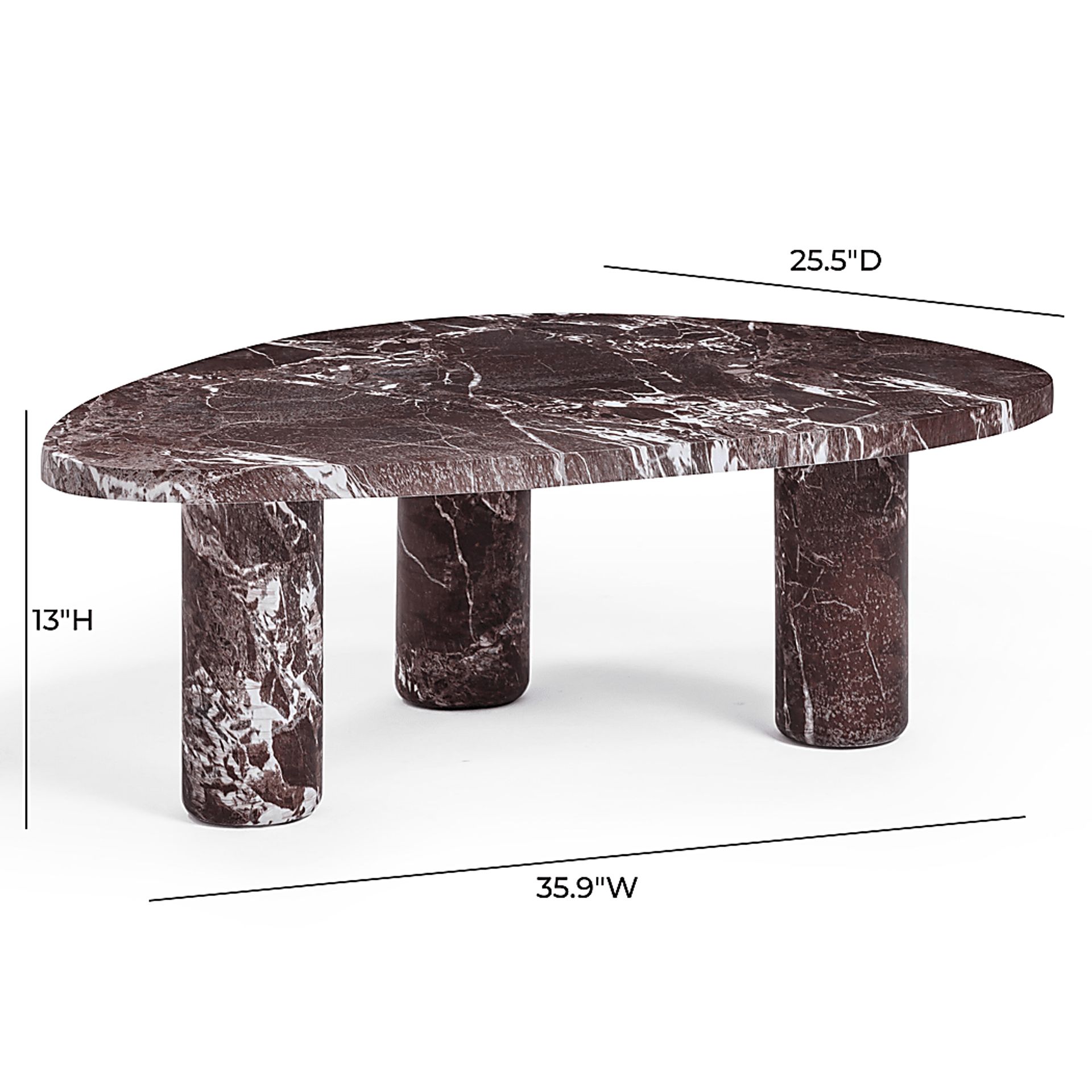 Keona Red Cocoktail Table - Image 7