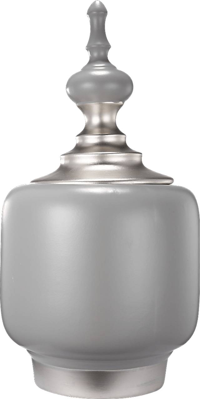 Kerensa Gray Medium Jar - Thumbnail - Image 1