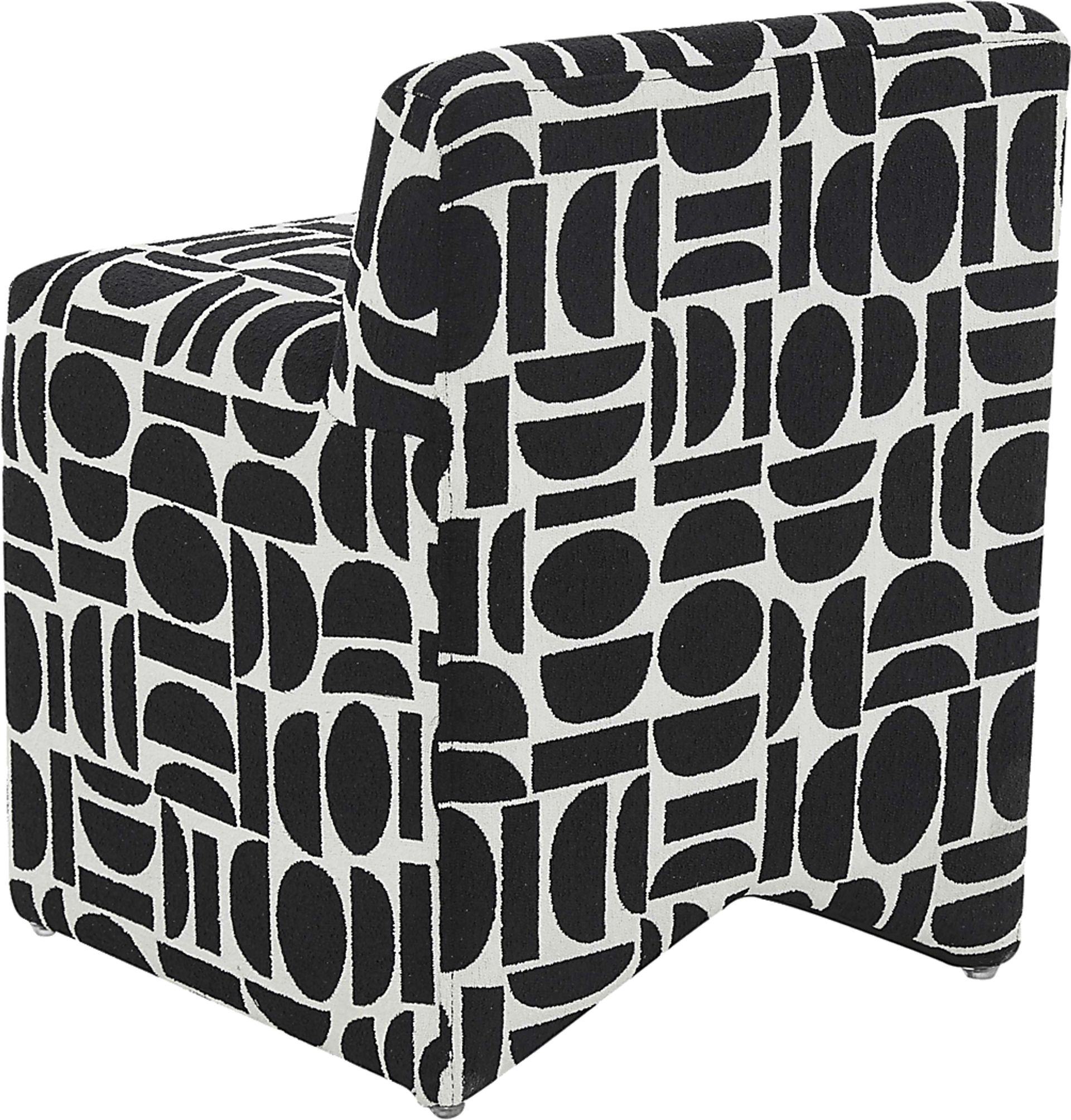 Kerge Black Accent Chair - Image 5