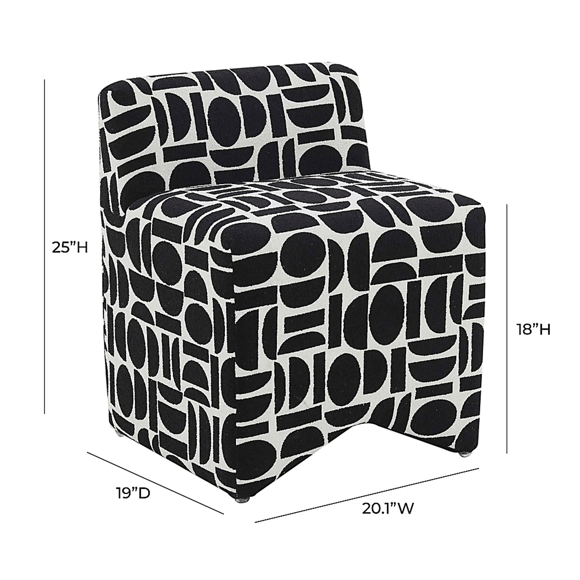Kerge Black Accent Chair - Image 7