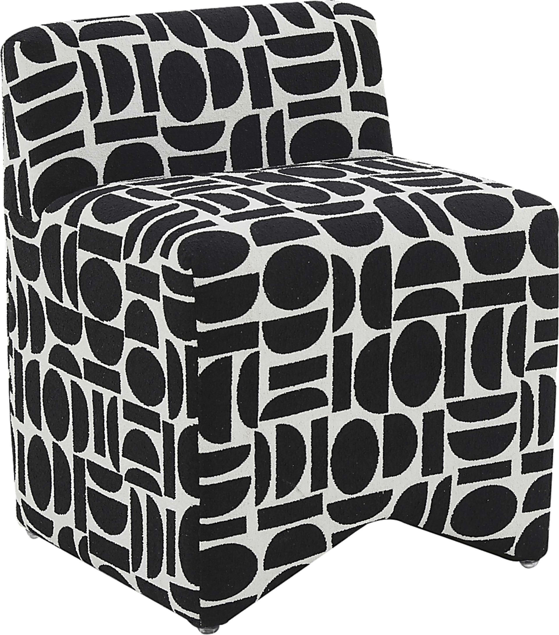 Kerge Black Accent Chair - Image 1
