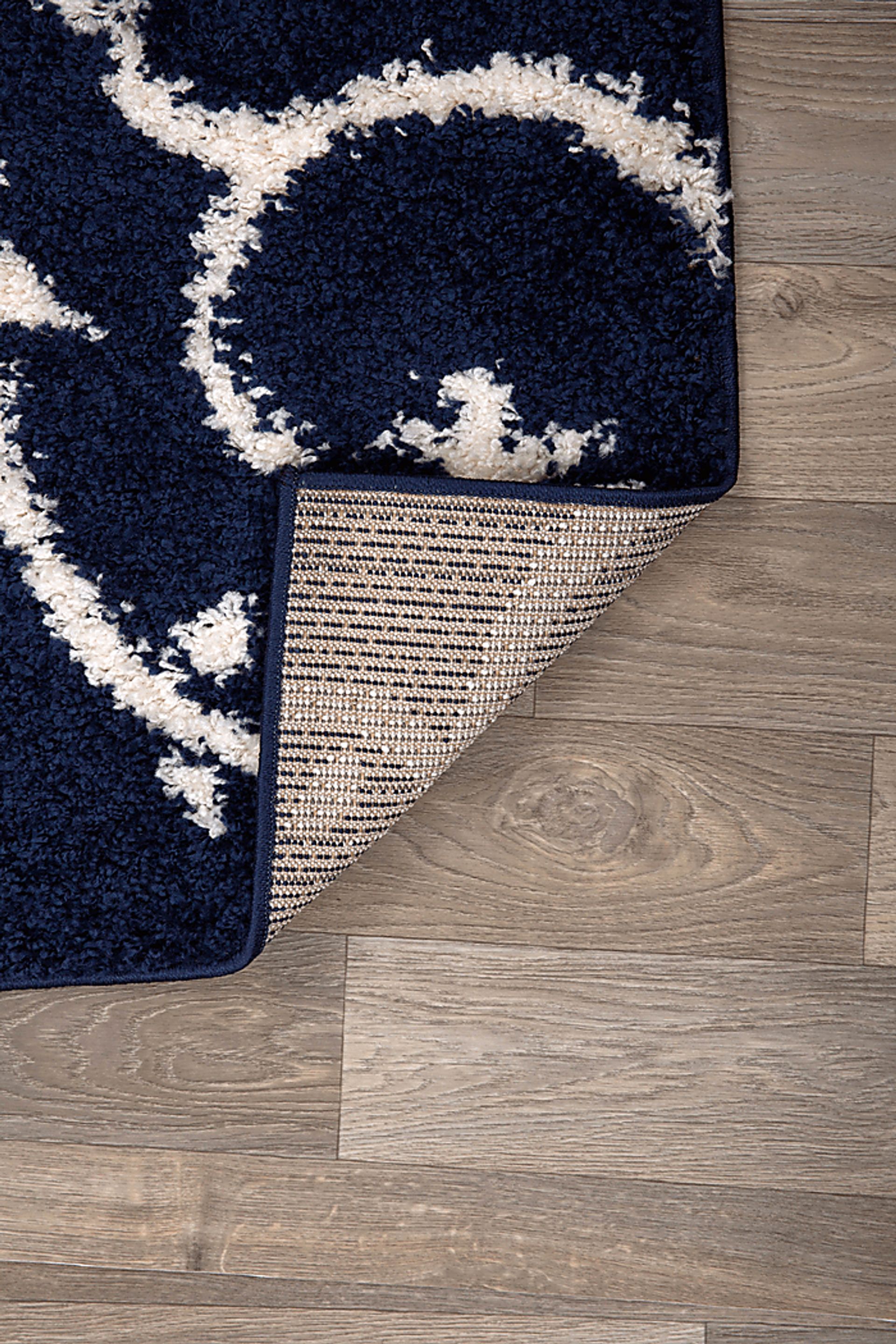 Kerli Navy 5'3 x 7'3 Rug - Image 2