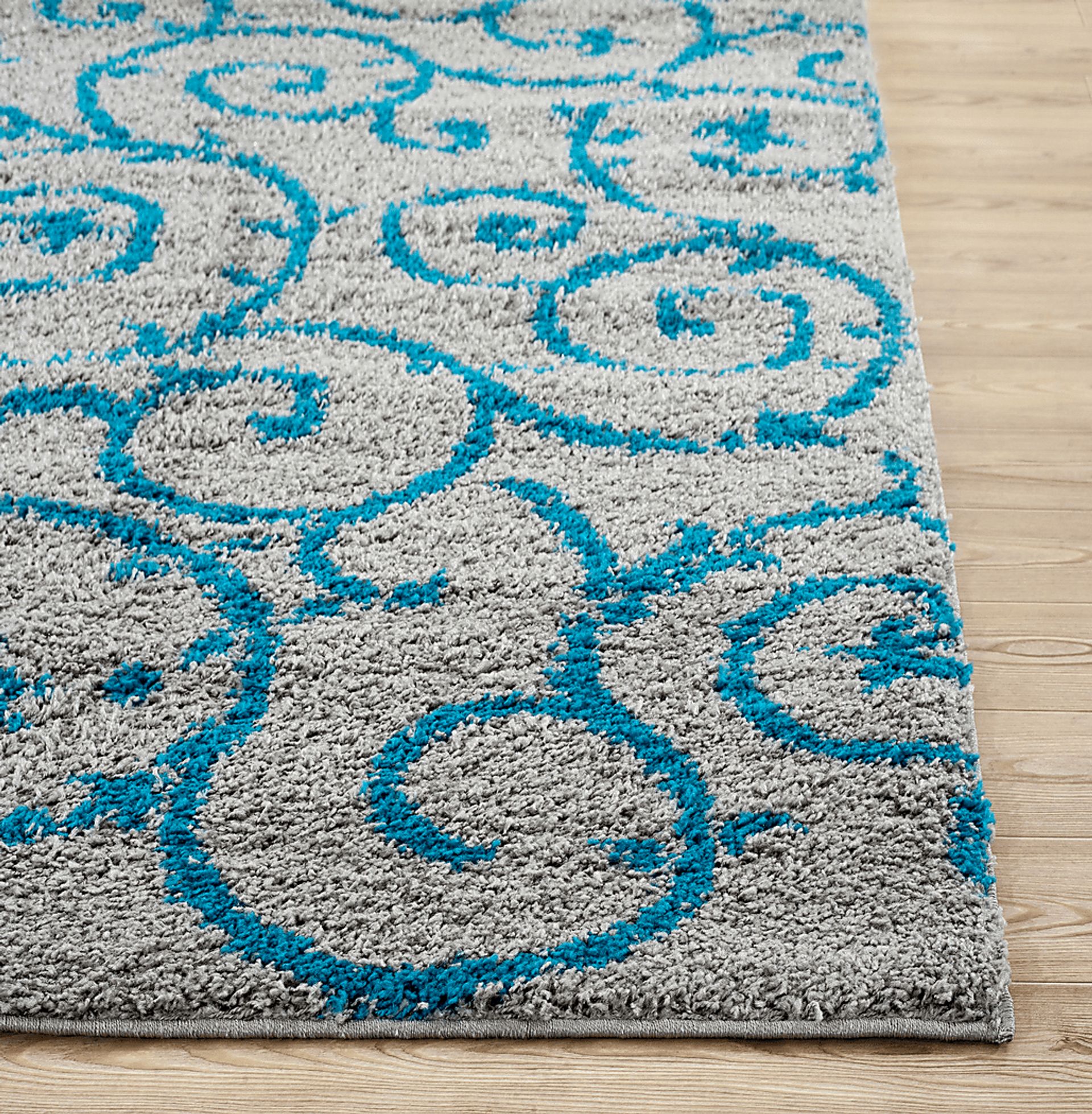 Kerli Turquoise 7'10 x 10' Rug - Image 2