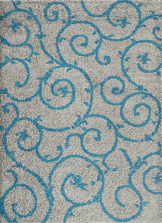 Kerli Turquoise 7'10 x 10' Rug - Thumbnail - Image 1