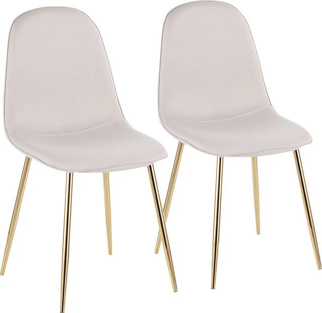 Kernack I Beige Side Chair, Set of 2 - Thumbnail - Image 1