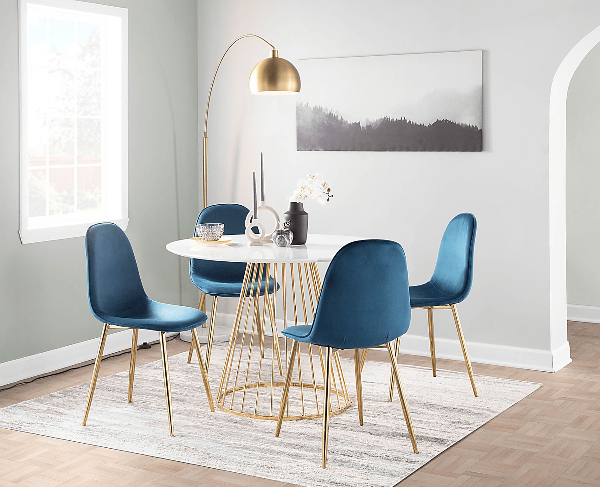 Kernack I Blue Side Chair, Set of 2 - Image 8