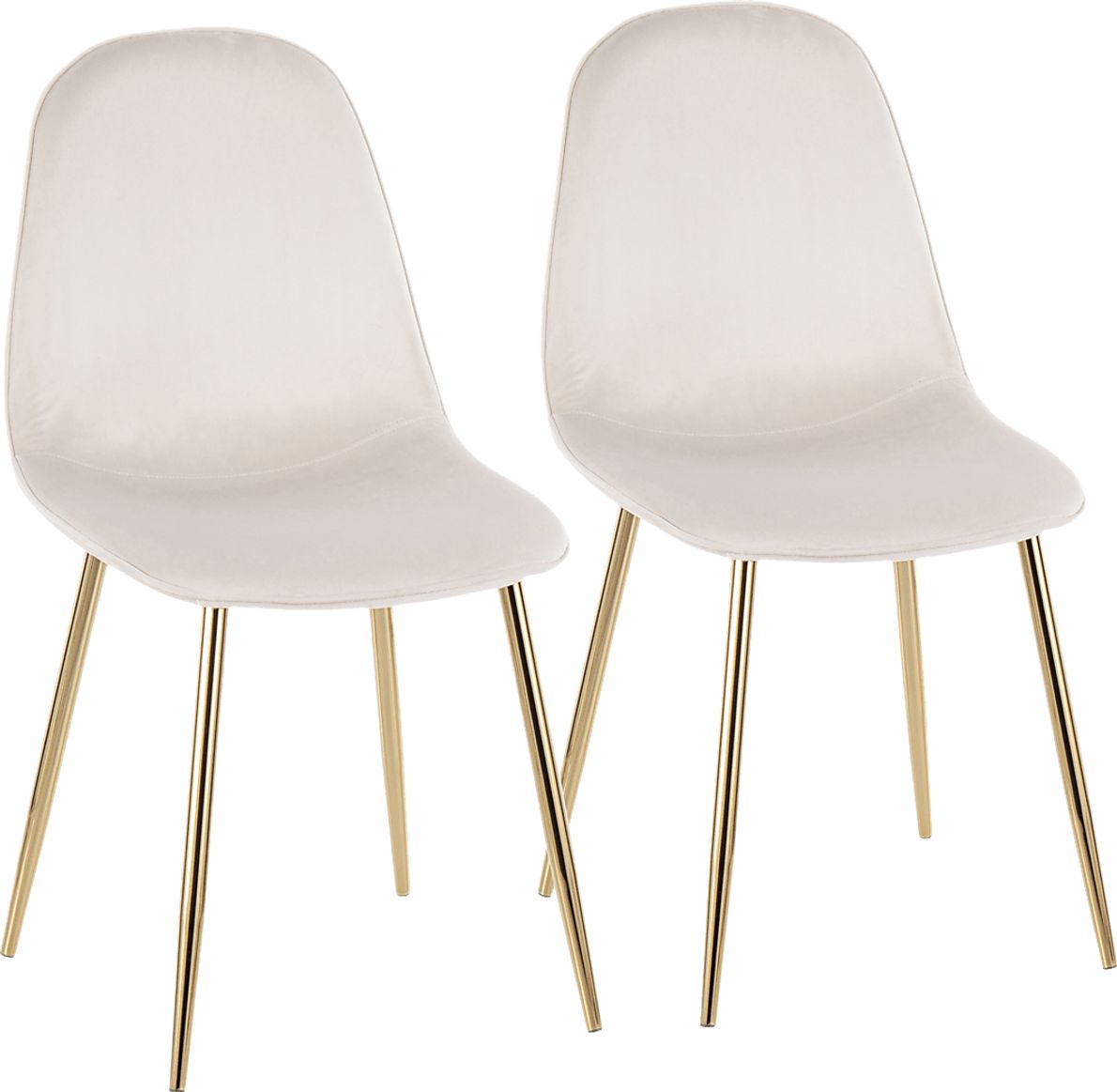 Kernack I Cream Side Chair, Set of 2