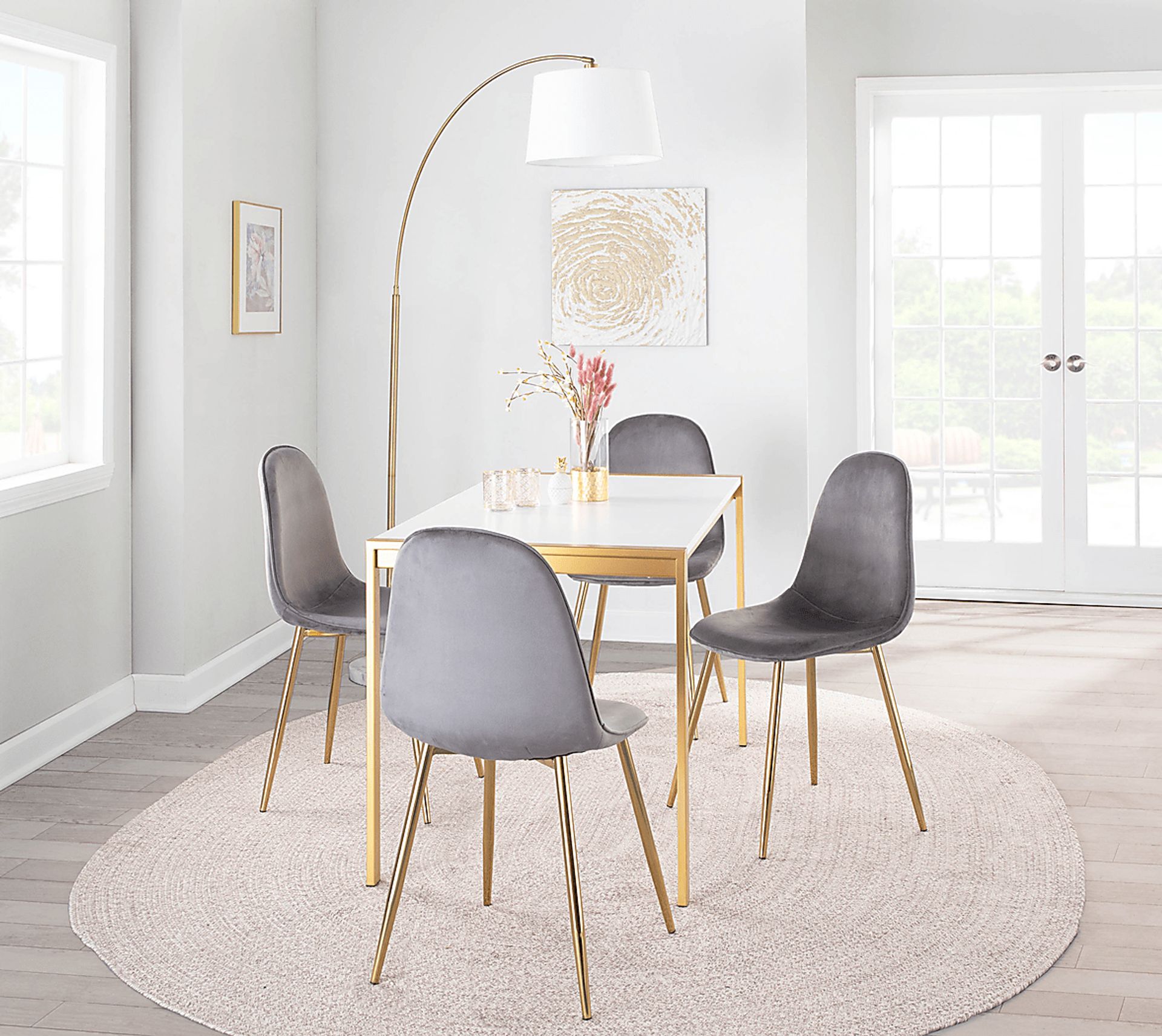 Kernack I Gray Side Chair, Set of 2 - Image 8