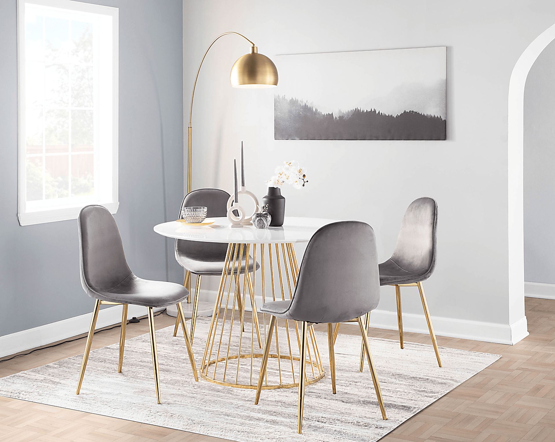 Kernack I Gray Side Chair, Set of 2 - Image 9