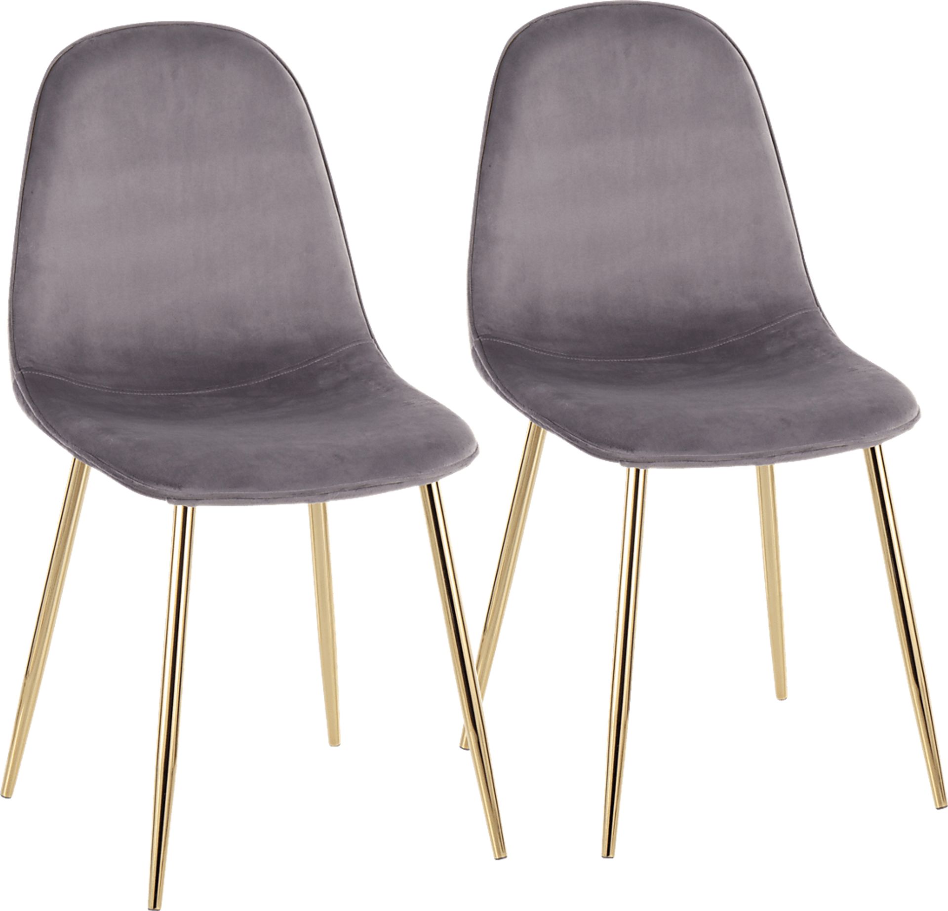Kernack I Gray Side Chair, Set of 2 - Image 1