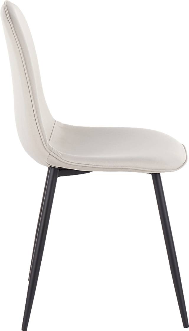 Kernack II Beige Side Chair, Set of 2 - Thumbnail - Image 3