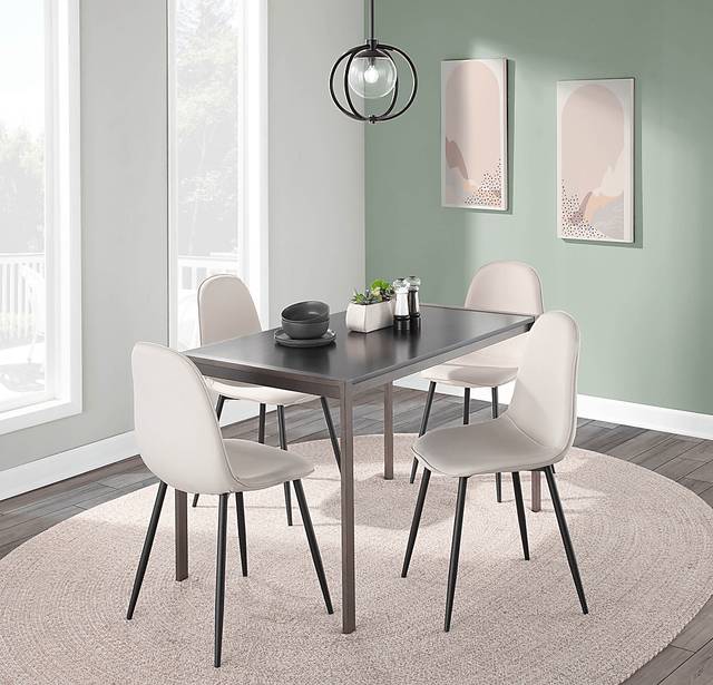 Kernack II Beige Side Chair, Set of 2 - Thumbnail - Image 9