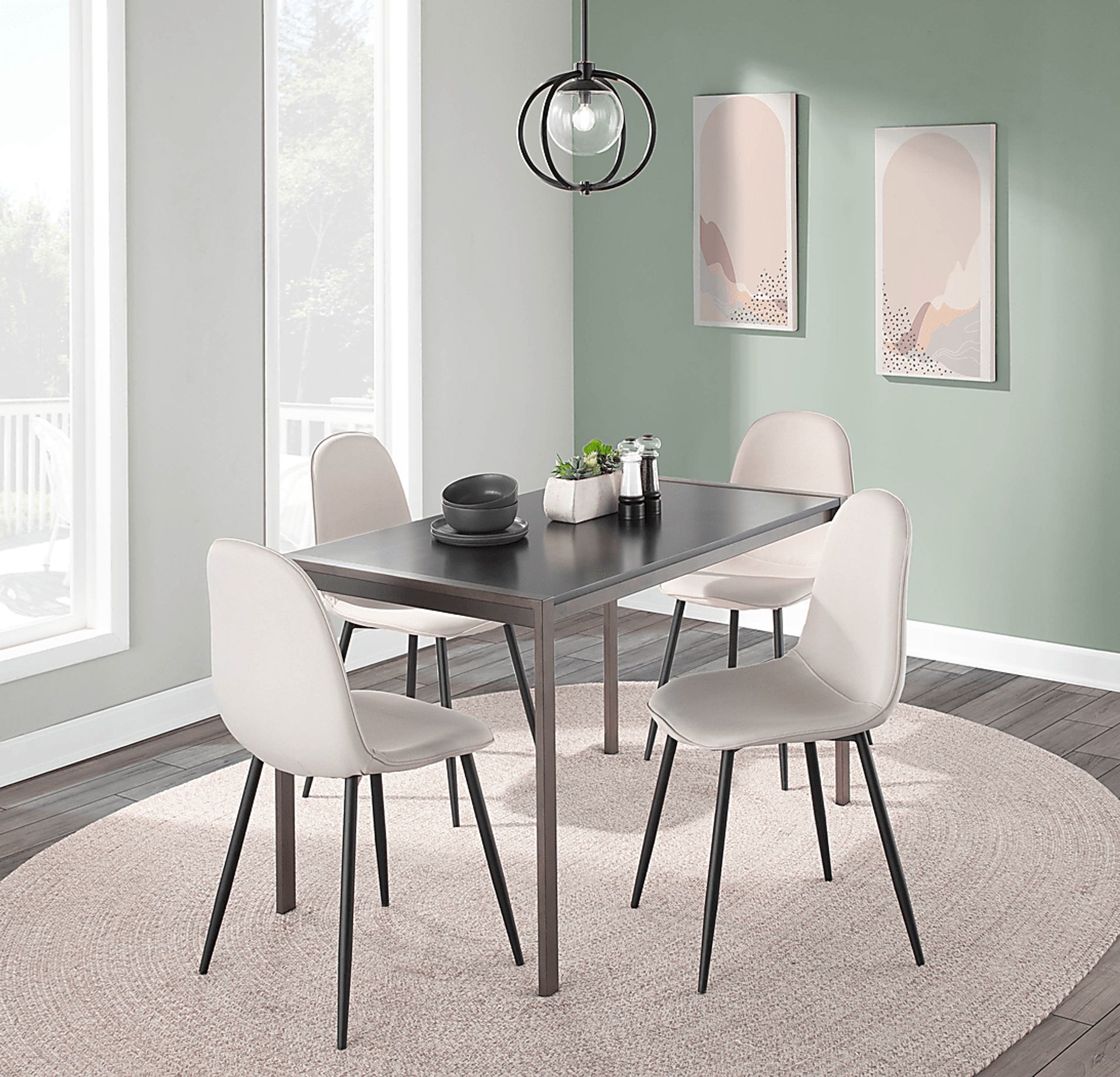 Kernack II Beige Side Chair, Set of 2 - Image 9