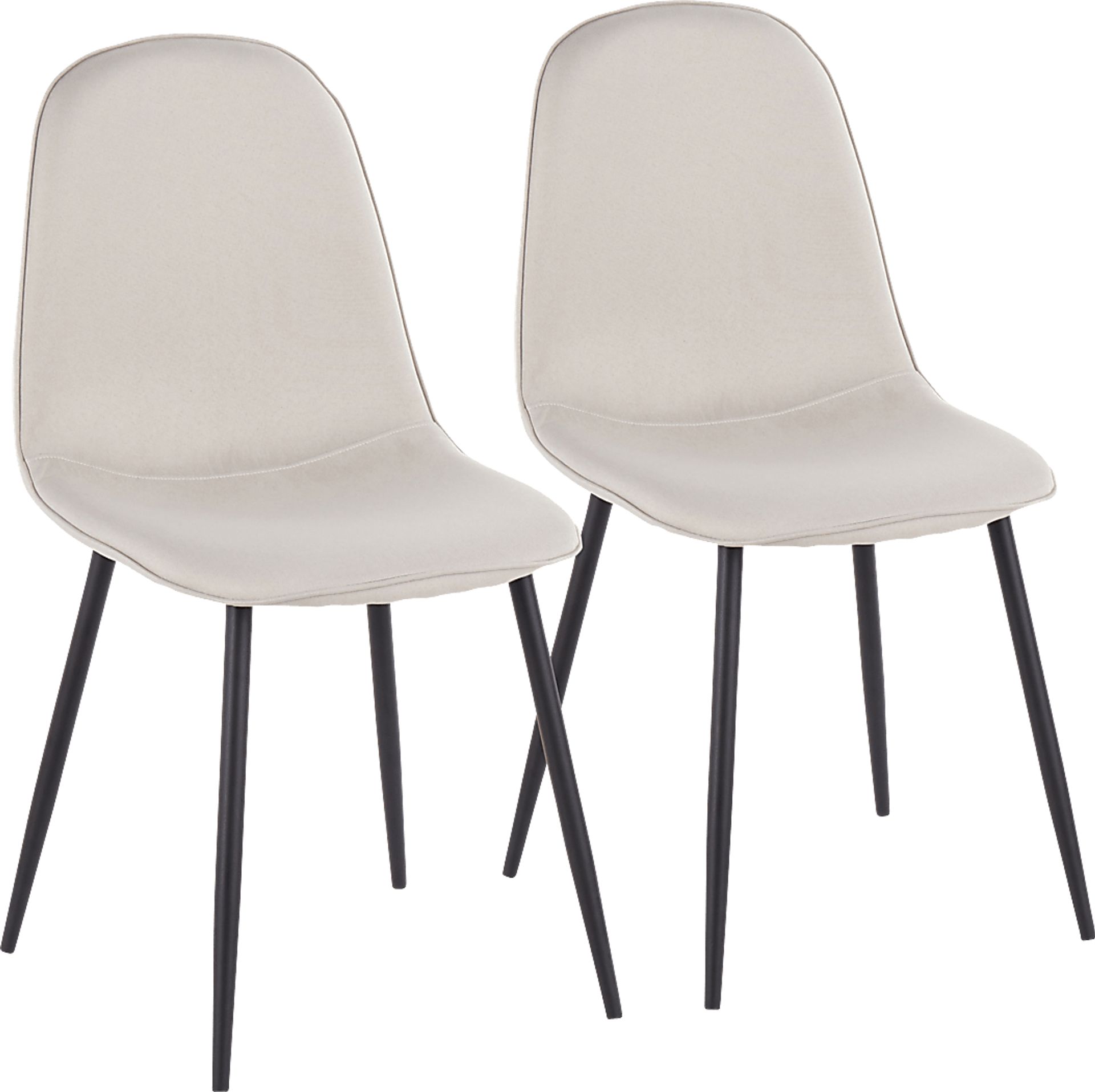 Kernack II Beige Side Chair, Set of 2 - Image 1