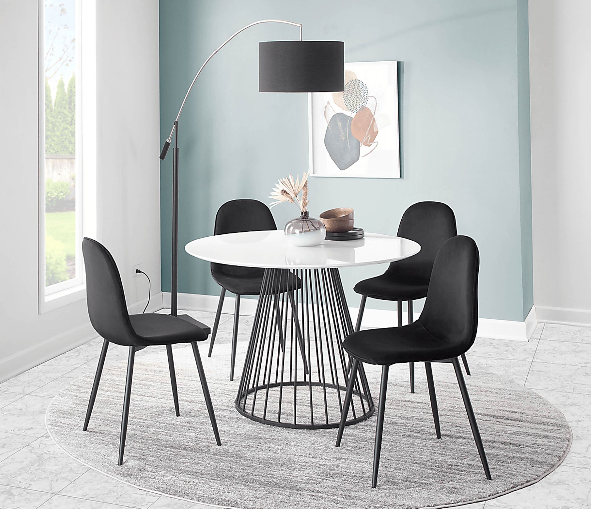 Kernack II Black Side Chair, Set of 2 - Image 8