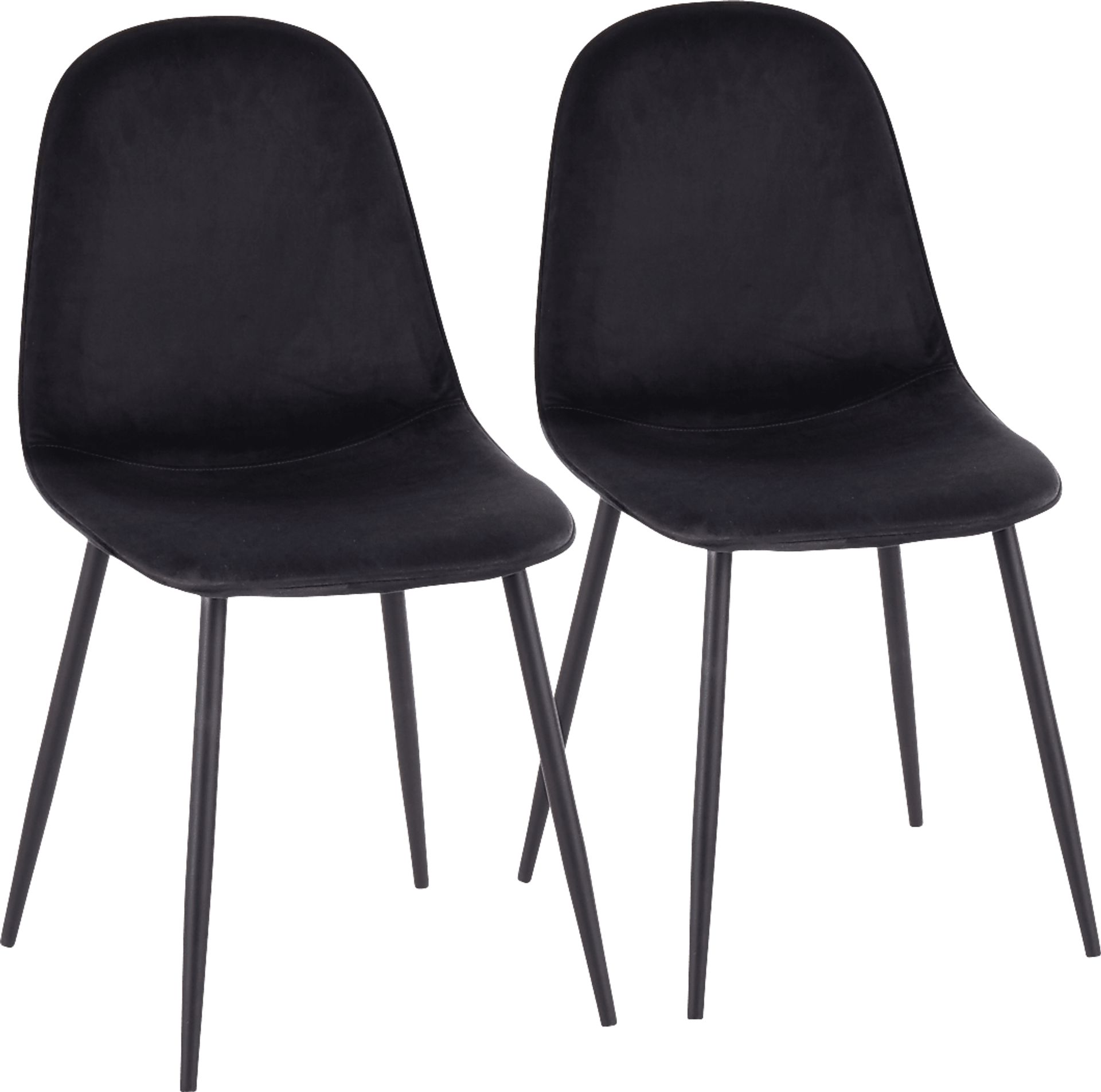 Kernack II Black Side Chair, Set of 2 - Image 1
