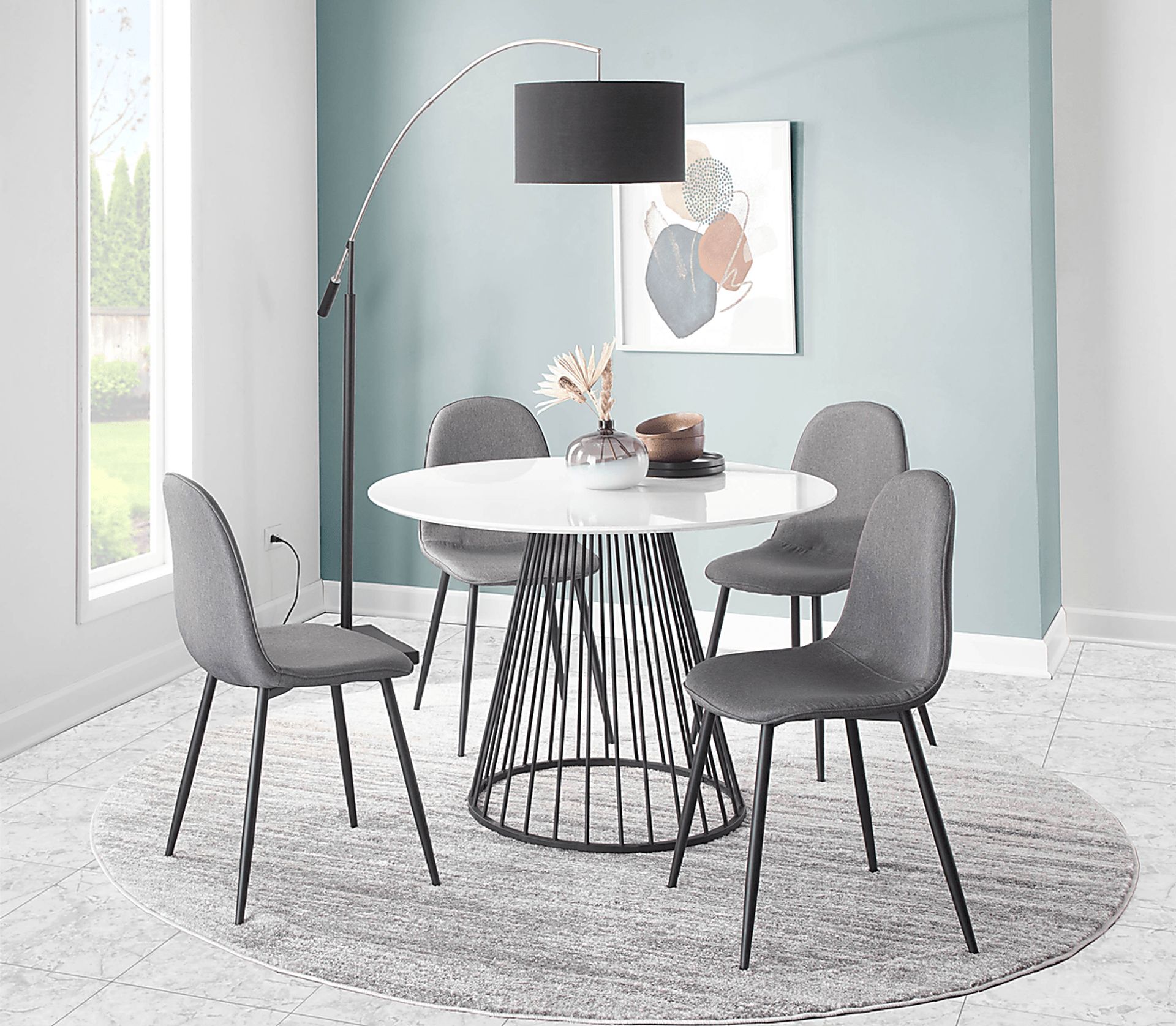 Kernack II Charcoal Side Chair, Set of 2 - Image 8