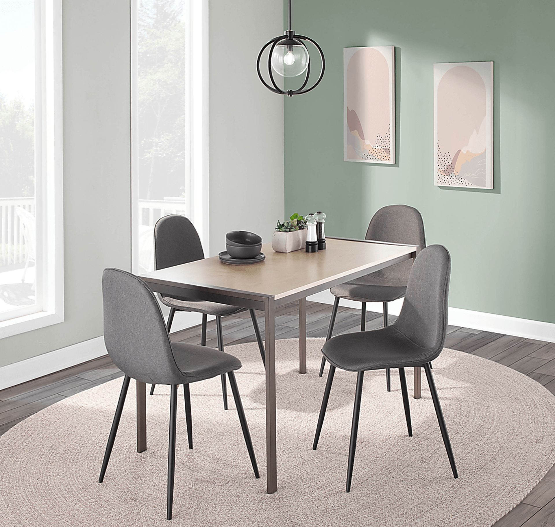 Kernack II Charcoal Side Chair, Set of 2 - Image 9
