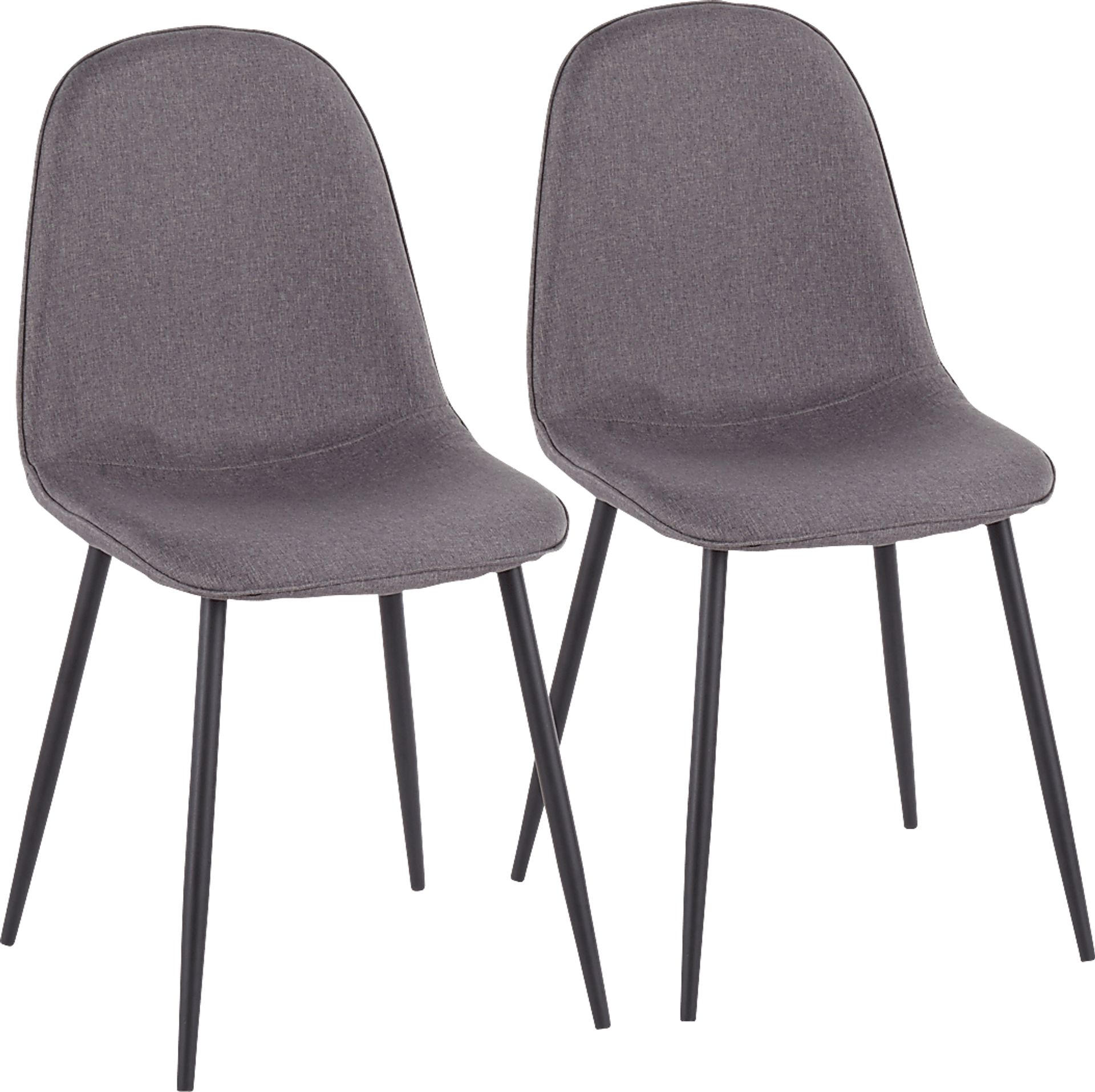Kernack II Charcoal Side Chair, Set of 2 - Image 1