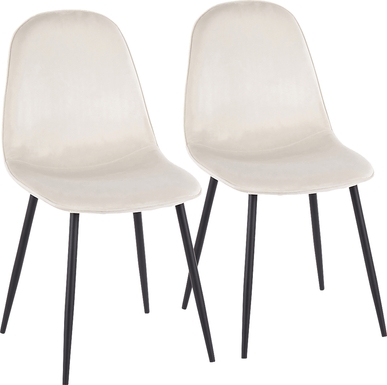 Kernack II Cream Side Chair, Set of 2