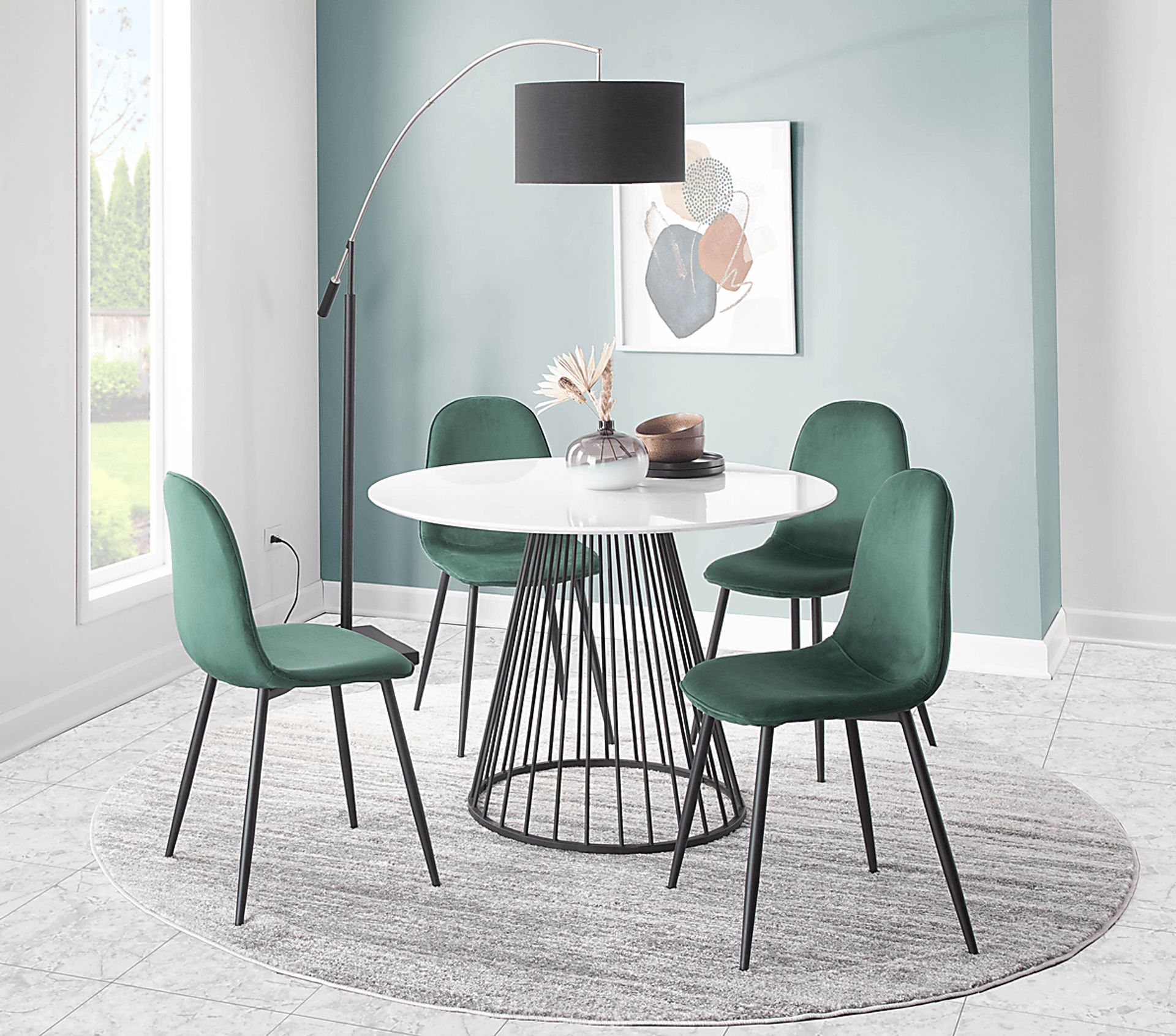 Kernack II Green Side Chair, Set of 2 - Image 8