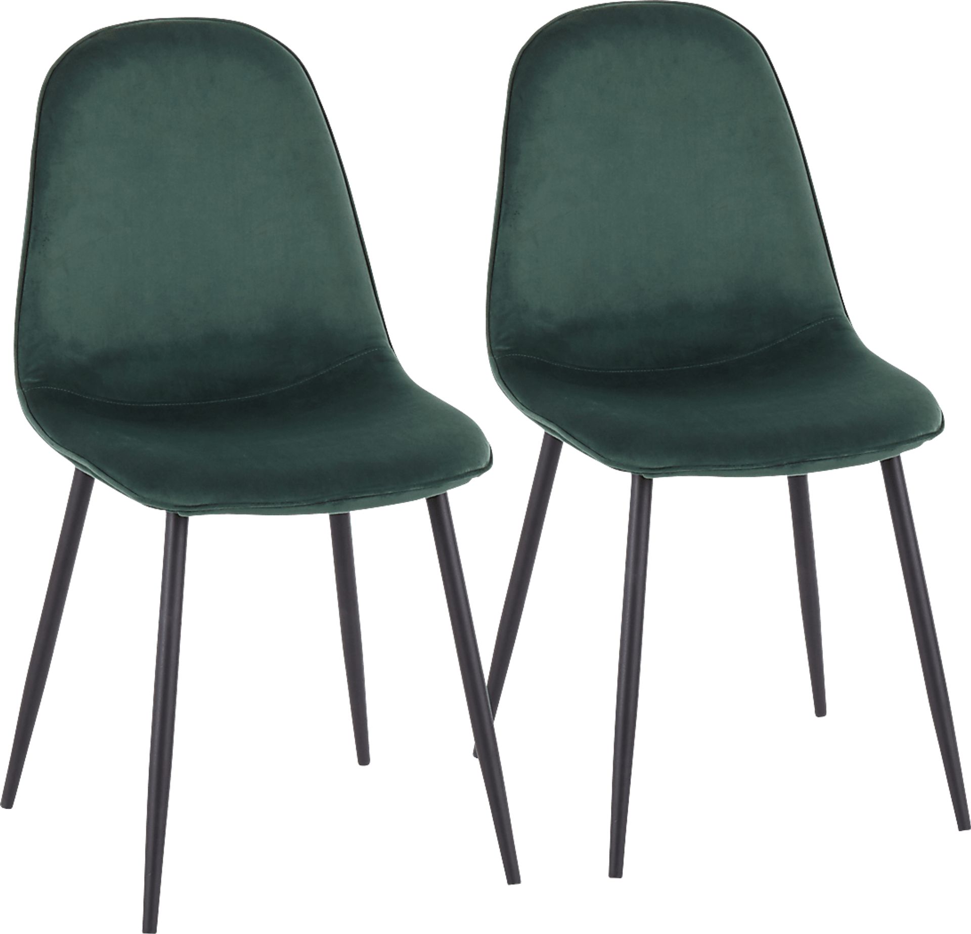 Kernack II Green Side Chair, Set of 2 - Image 1