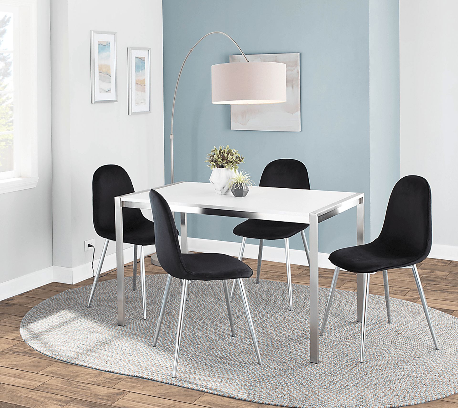 Kernack III Black Side Chair, Set of 2 - Image 8
